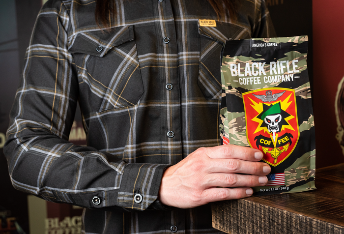 BRCC Coffee Or Die Youth Flannel