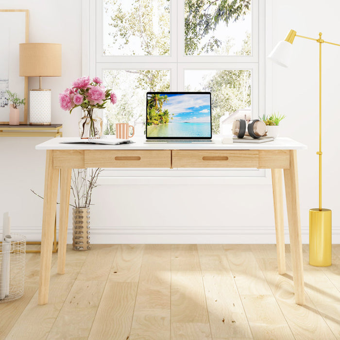 Caidence Solid Wood Desk (H 29,53 po x l 47,2 po x P 21,7 po)