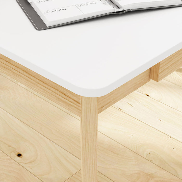 Caidence Solid Wood Desk (H 29,53 po x l 47,2 po x P 21,7 po)