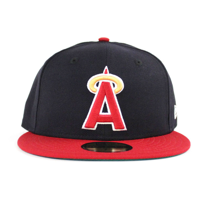 California Angels 73-91 New Era 59Fifty FItted Hat (Green Under Brim)