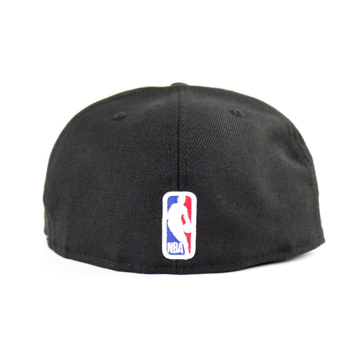 Chicago Bulls NBA CHAMP New Era 59fifty Fitted Hat (Black Gray Under Brim)