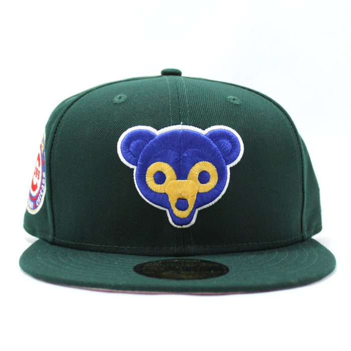 Chicago Cubs 1962 All Star Game New Era 59Fifty Fitted Hat ( Dark Green Pink Under Brim)