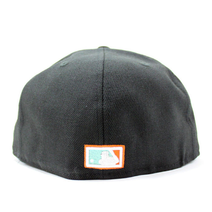Chicago Cubs 2016 World Series New Era 59Fifty Fitted Hat (Black Mint With Orange Under Brim)