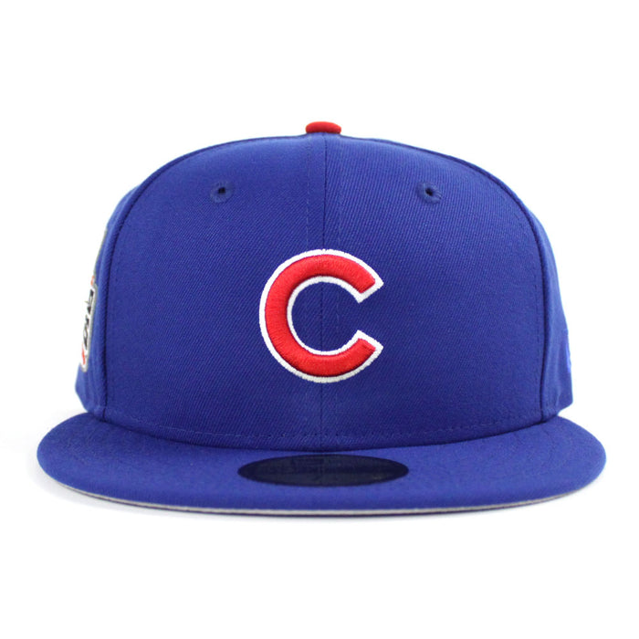 Chicago Cubs 2016 World Series New Era 59Fifty Fitted Hat (Blue Gray Under Brim)