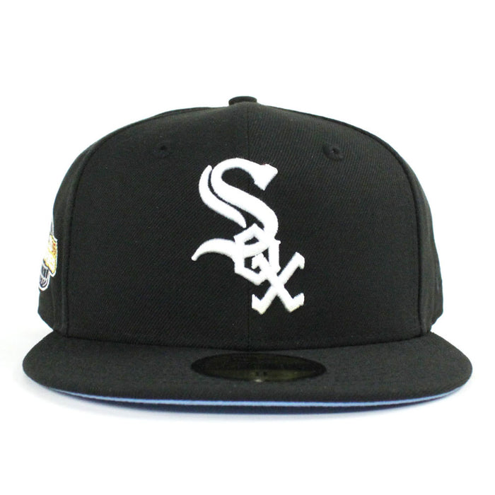Chicago White Sox New 2005 World Series New Era 59Fifty Fitted Hat (Black Sky Blue Under Brim)