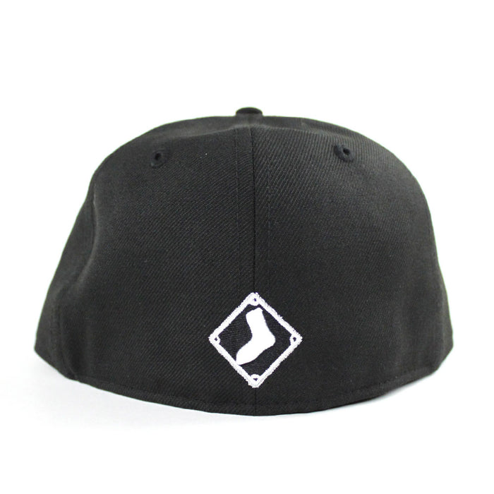Chicago White Sox New Era 59Fifty Fitted Hat (Black Red Under Brim)