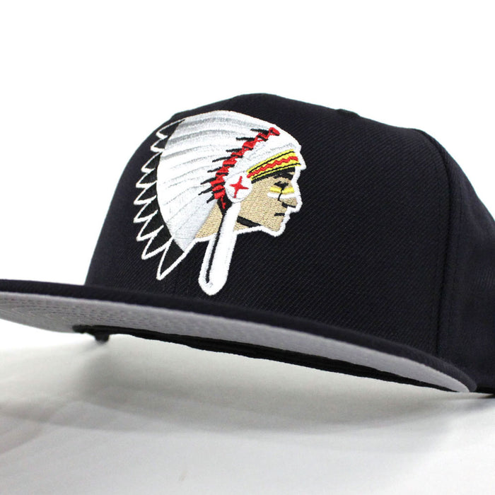 Chiefs New Era 59Fifty Fitted Hats (Navy Gray Under Brim)