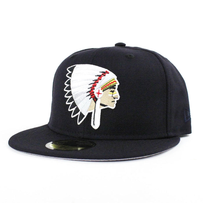 Chiefs New Era 59Fifty Fitted Hats (Navy Gray Under Brim)