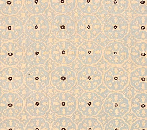 China Seas Fabric: Nitik II - Gray / Brown on Cream Suncloth (OUTDOOR)