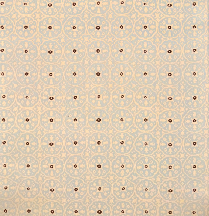 China Seas Fabric: Nitik II - Gray / Brown on Cream Suncloth (OUTDOOR)