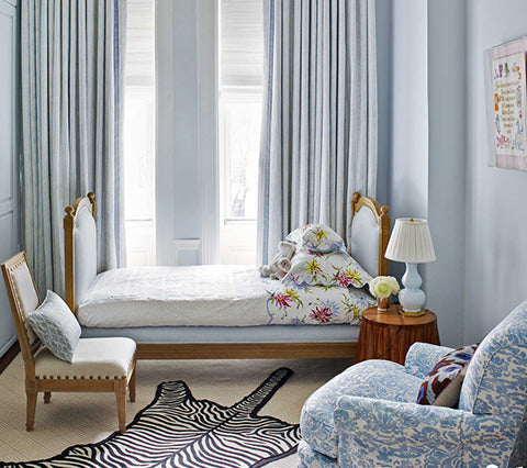 China Seas Fabric: San Marco - Custom Cream on Tinted Belgian Linen / Cotton