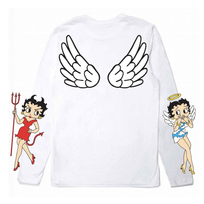 Chinatown Market ANGEL DEVIL LONG SLEEVE (White)