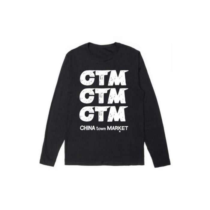 Chinatown Market CDG LONG SLEEVE (Black)