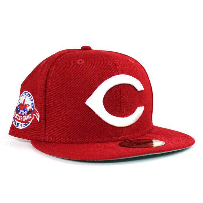 Cincinnati Reds 1988 All Star Game New Era 59Fifty Fitted Hat (Red Mint Under Brim)