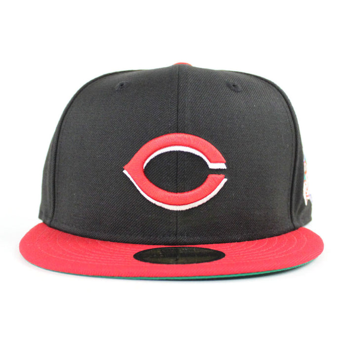Cincinnati Reds 1990 World Series New Era 59Fifty Fitted Hat (Black Red Green Under Brim)
