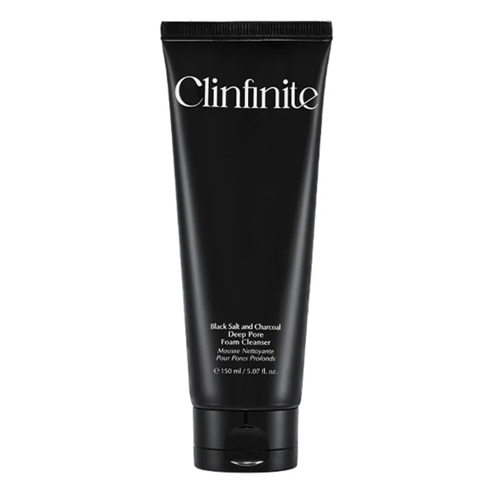 [Clinfinite] Black Salt and Charcoal Deep Pore Foam Cleanser 150ml - Ballagrio
