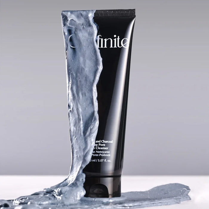 [Clinfinite] Black Salt and Charcoal Deep Pore Foam Cleanser 150ml - Ballagrio