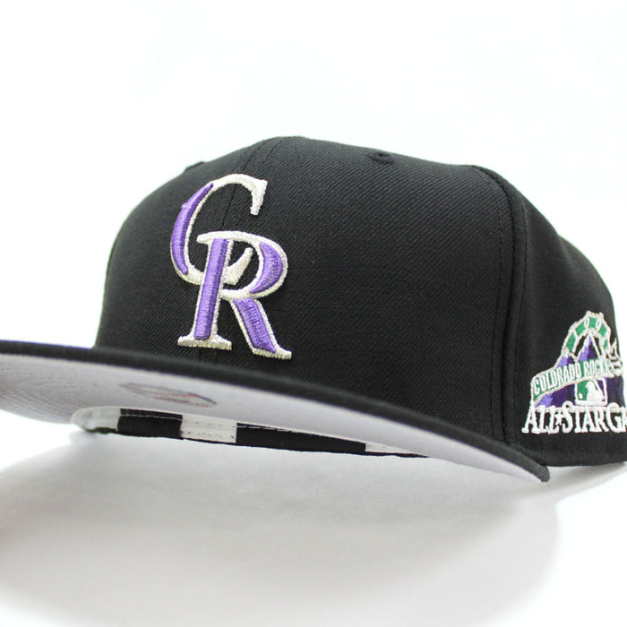 Colorado Rockies 1998 All Star Game New Era 59Fifty Fitted Hat (Black Gray Under Brim)