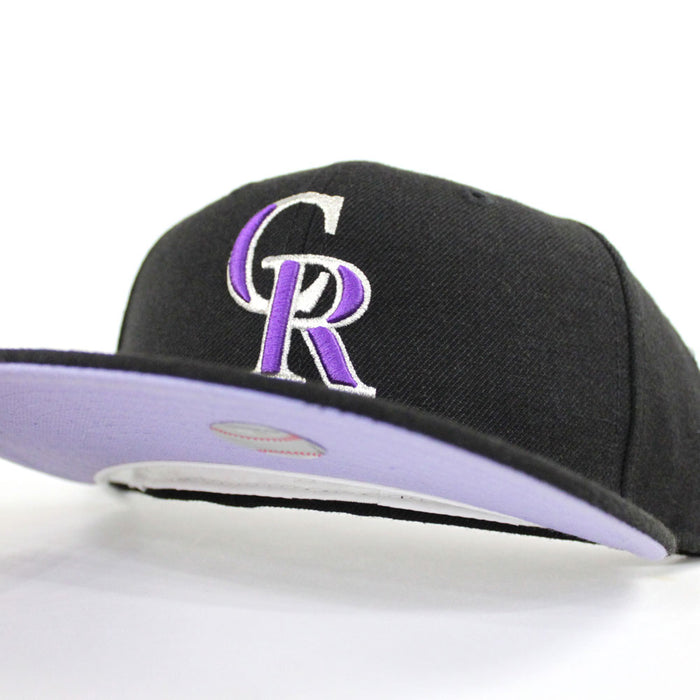 Colorado Rockies 1998 All Star Game New Era 59Fifty Fitted Hat (Lavender Under Brim)