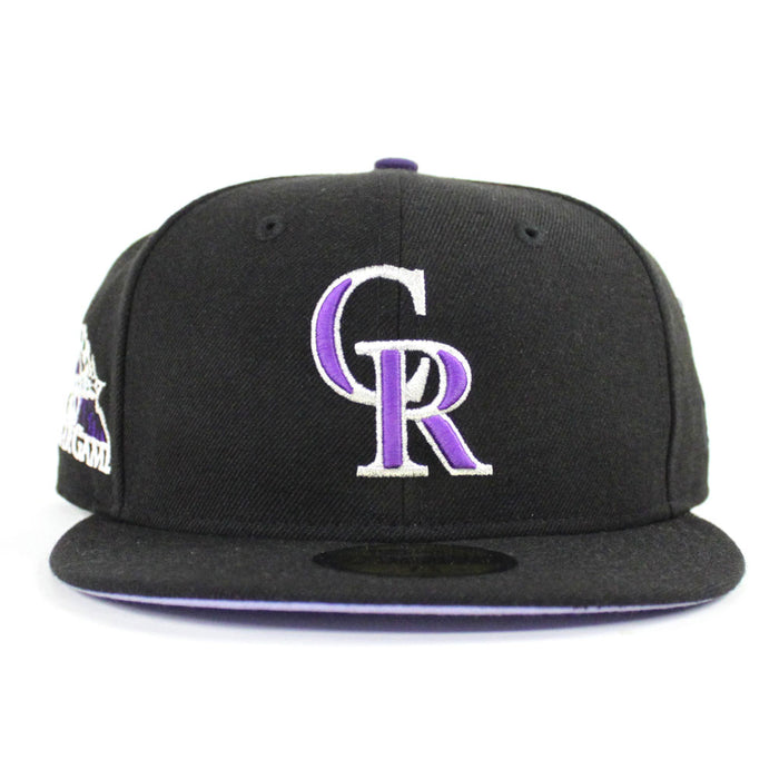 Colorado Rockies 1998 All Star Game New Era 59Fifty Fitted Hat (Lavender Under Brim)