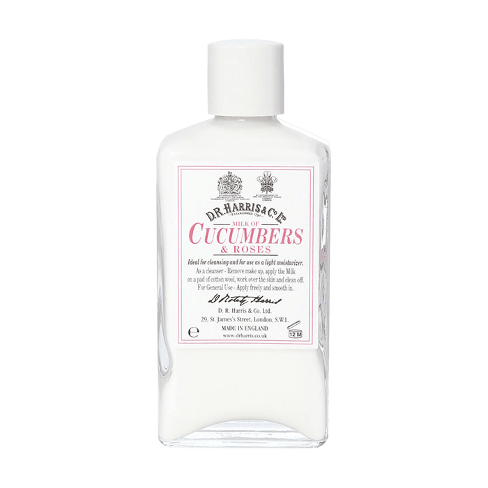 D R Harris Milk of Cucumbers & Roses 100ml