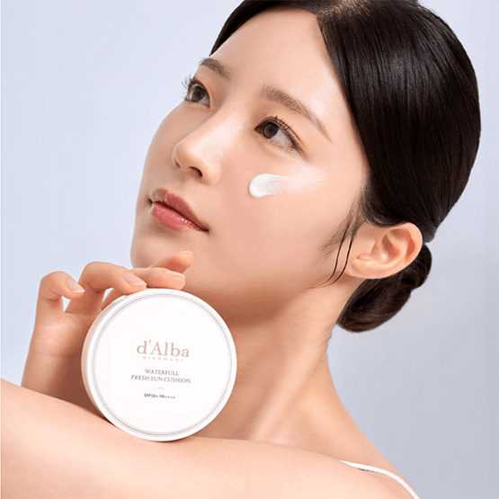 [d'Alba] Waterfull Fresh Sun Cushion (Mini) SPF 50+ PA++++ 15g - Ballagrio
