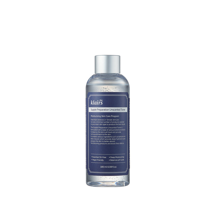 Dear, Klairs Supple Preparation Unscented Toner | GlamTouch UK