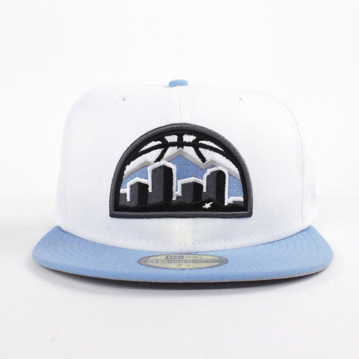 Denver Nuggets New Era 5950 Fitted Hats (Air Jordan 9 Retro Gray Under Brim)