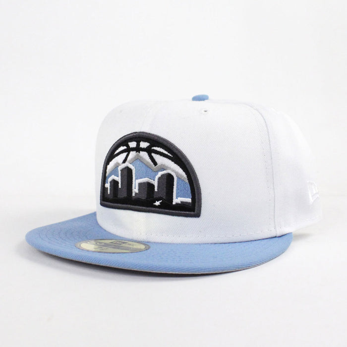 Denver Nuggets New Era 5950 Fitted Hats (Air Jordan 9 Retro Gray Under Brim)