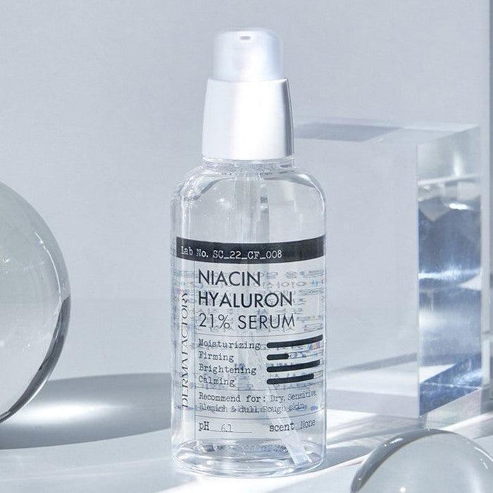 [DERMA FACTORY] Niacin Hyaluron 21% Serum 80ml - Ballagrio