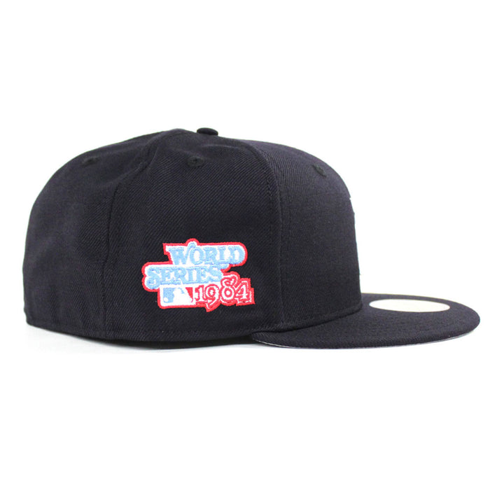 Detroit Tigers 1984 World Series New Era 59Fifty Fitted Hat Ver 2 (Navy Gray Under Brim)