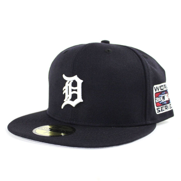 Detroit Tigers 2006 World Series New Era 59Fifty Fitted Hat (Navy Gray Under Brim)