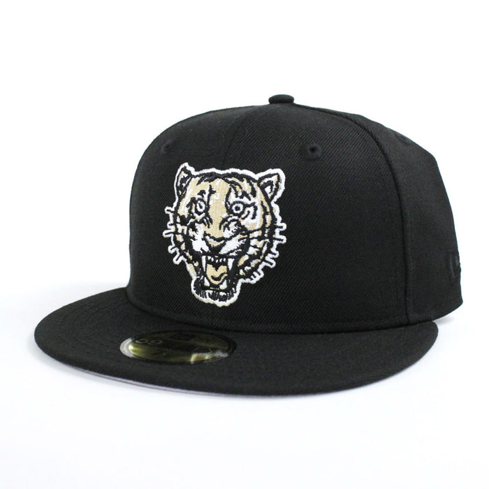Detroit Tigers New Era 59Fifty Fitted Hat (Air Jordan 4 Wheat Black Gray Under Brim)