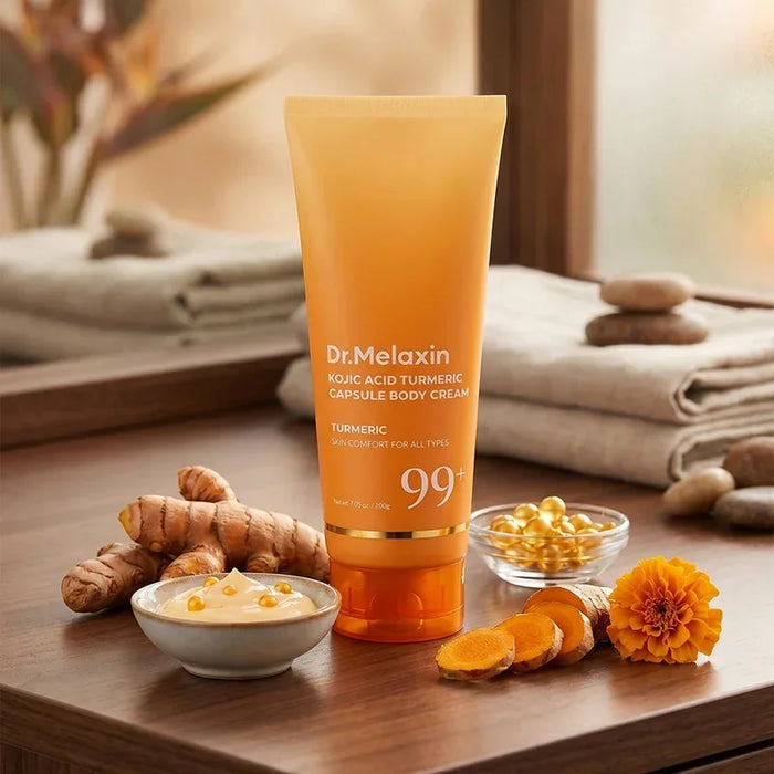 [Dr.Melaxin] Kojic Acid Turmeric Capsule Body Cream 200g