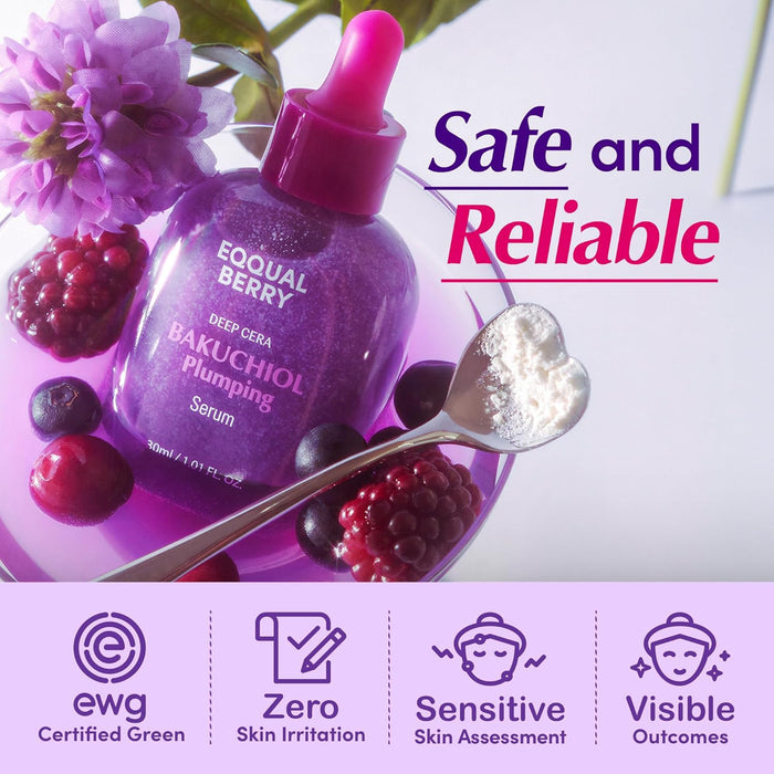 Eqqual Berry Bakuchiol Plumping Serum 30Ml
