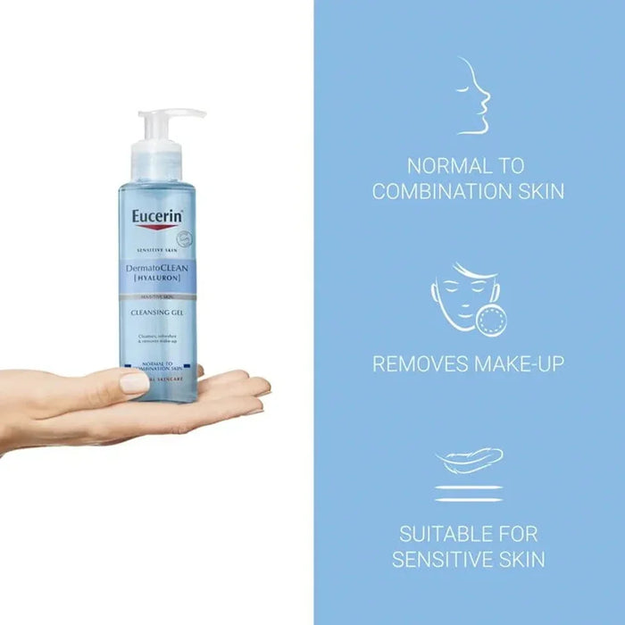 [Eucerin] Dermato Clean Refreshing Cleansing Gel 200ml - Ballagrio