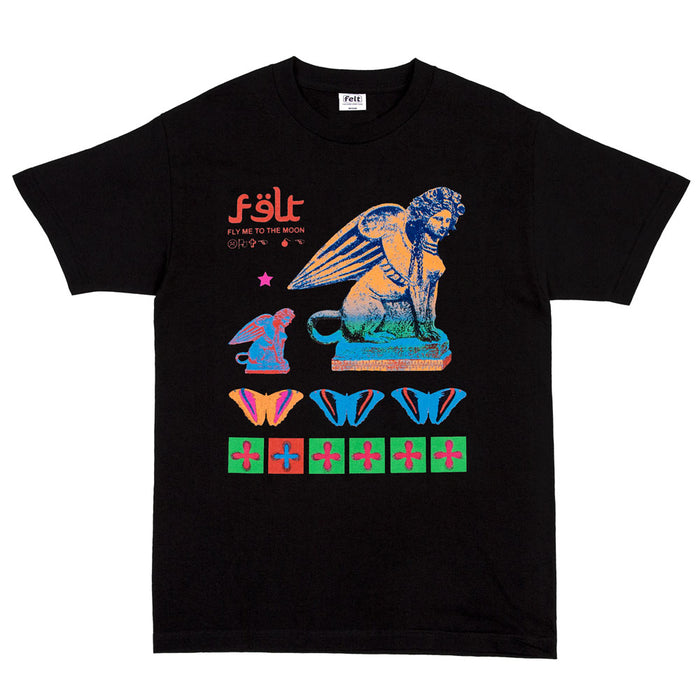 FELT TO THE MOON T-SHIRT (Black)