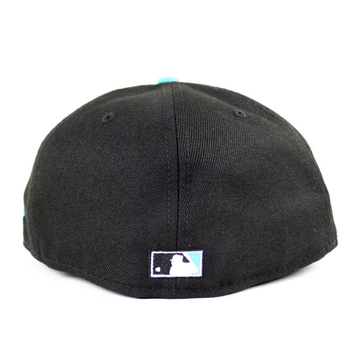 Florida Marlins 10 Year  Anniversary New Era 59Fifty Fitted Hat (Black Mint Under brim)