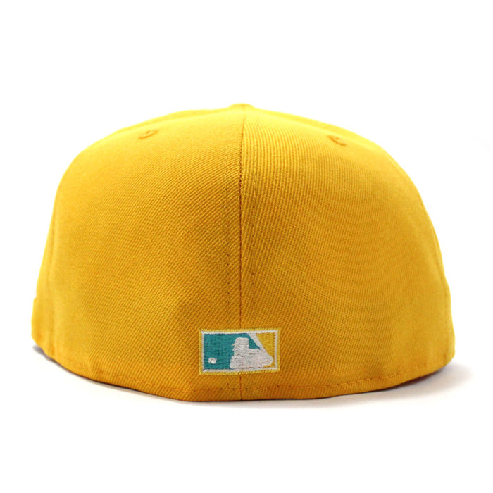 Florida Marlins 1993 INAUGURAL SEASON New Era 59Fifty Fitted Hat (Gold Teal Under brim)