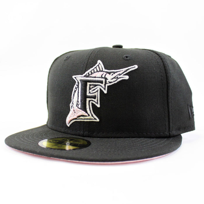 Florida Marlins 2003 World Series New Era 59Fifty Fitted Hat (Black Pink Under brim)