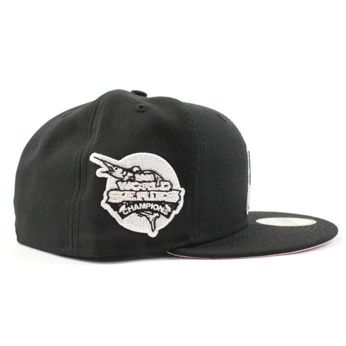 Florida Marlins 2003 World Series New Era 59Fifty Fitted Hat (Black Pink Under brim)