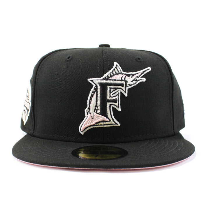 Florida Marlins 2003 World Series New Era 59Fifty Fitted Hat (Black Pink Under brim)
