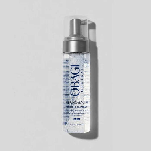 SUZANOBAGIMD Foaming Cleanser bottle image on grey background