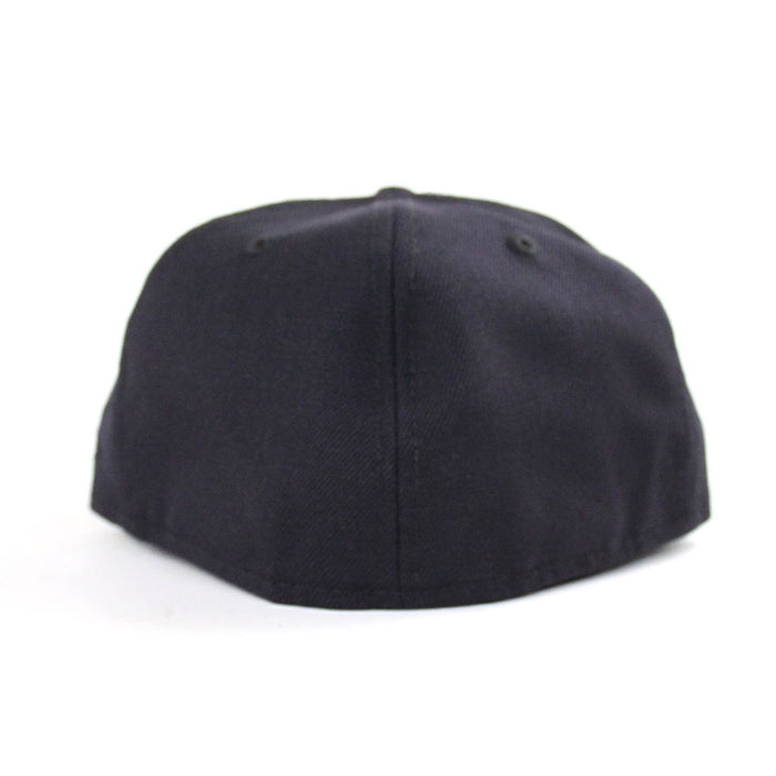 G Clef Music Note New Era Fitted Hat (Navy Gray Under Brim)