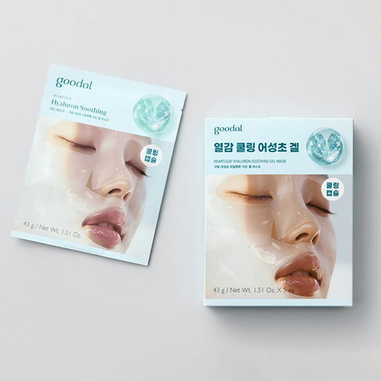 [goodal] Heartleaf Hyaluron Soothing Gel Mask 43g*5EA - Ballagrio