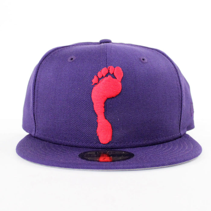 HalfTime Peddlers New Era 59Fifty Fitted Hat (Purple Red Gray Under Brim)