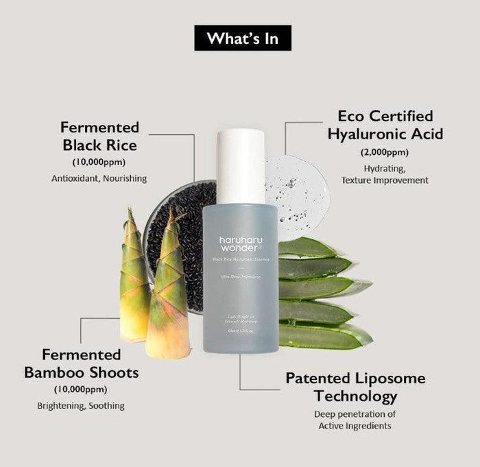 [Haruharu Wonder] Black Rice Hyaluronic Essence 50ml Haruharu Wonder