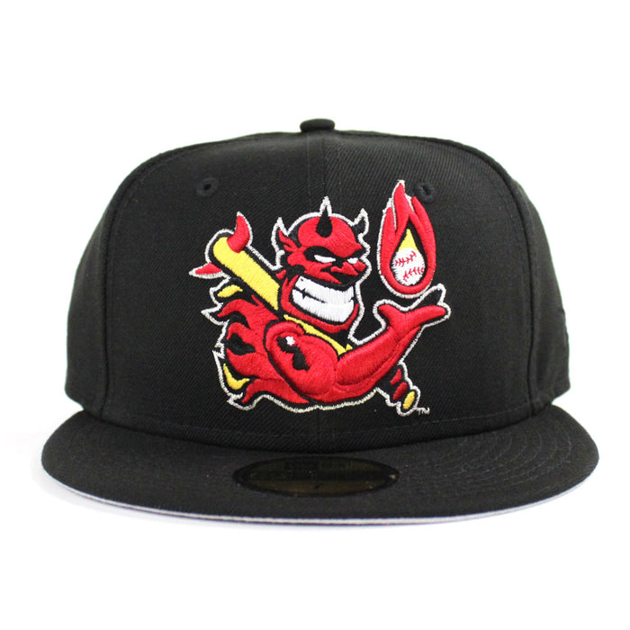 Hellrazors New Era 59Fifty Fitted Hat (Black Gray Under Brim)