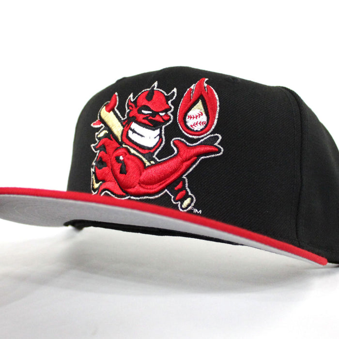 Hellrazors New Era 59Fifty Fitted Hat (Black Red Gray Under Brim)