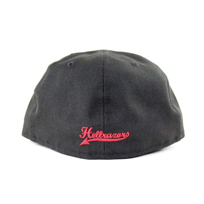 Hellrazors New Era 59Fifty Fitted Hat (Black Red Gray Under Brim)